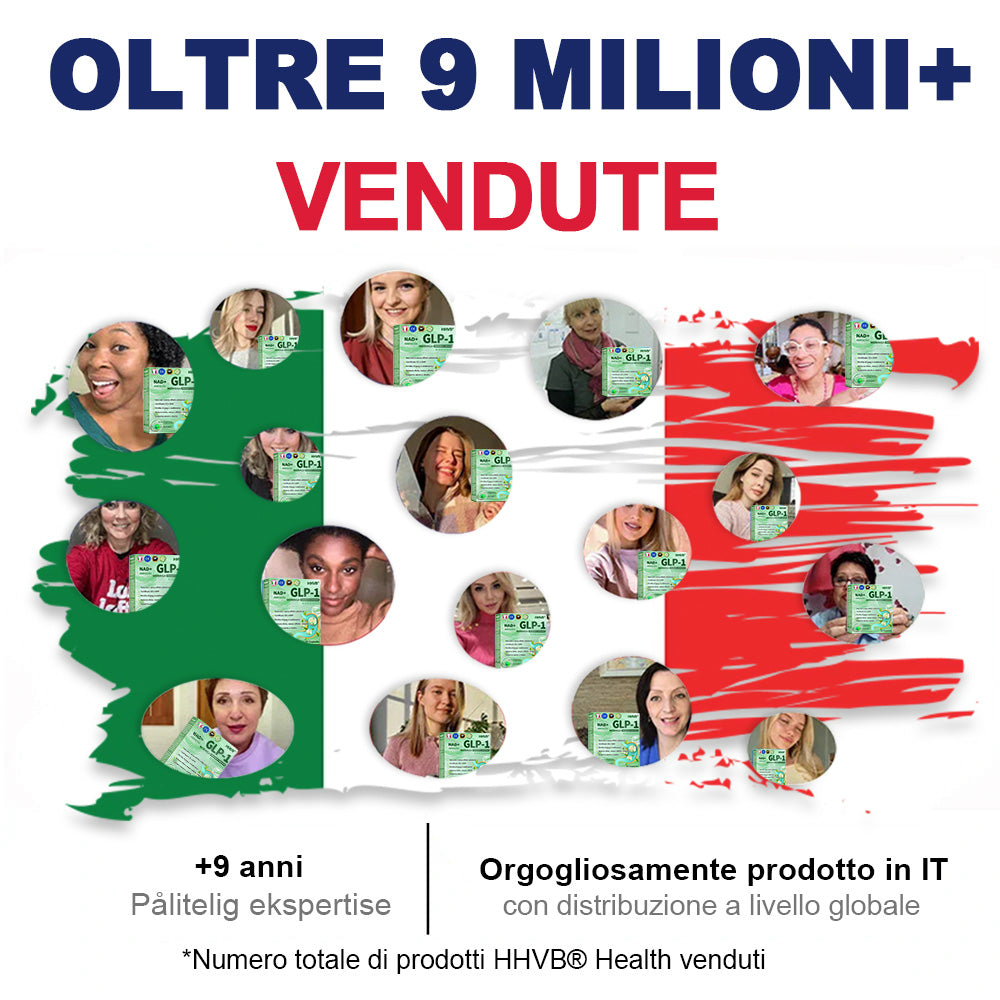 Sconto del 30% per un periodo limitato. Molti utenti scelgono di acquistare 6 scatole di HHVB® alla volta (fornitura di 60 giorni), in quanto ciò non solo stabilizza i risultati, ma offre anche un'offerta combinata di grande valore! 👍