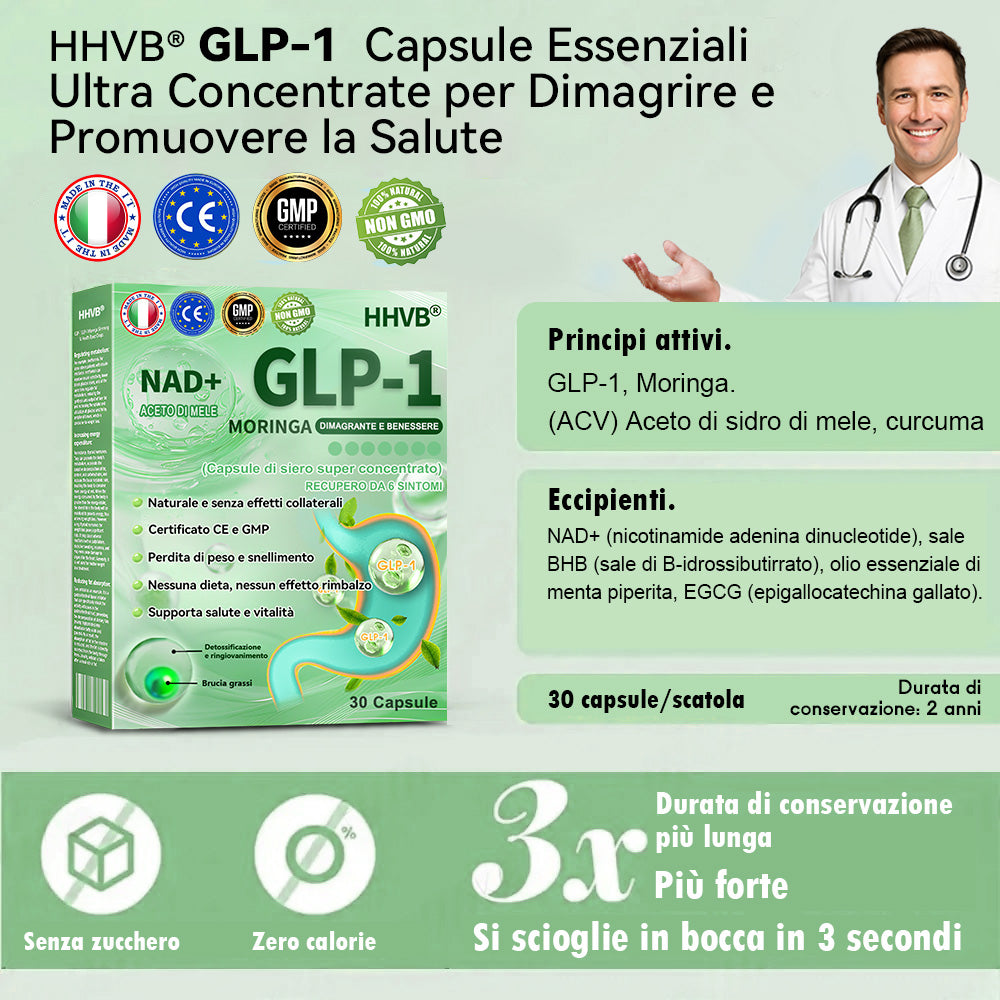 Sconto del 30% per un periodo limitato. Molti utenti scelgono di acquistare 6 scatole di HHVB® alla volta (fornitura di 60 giorni), in quanto ciò non solo stabilizza i risultati, ma offre anche un'offerta combinata di grande valore! 👍